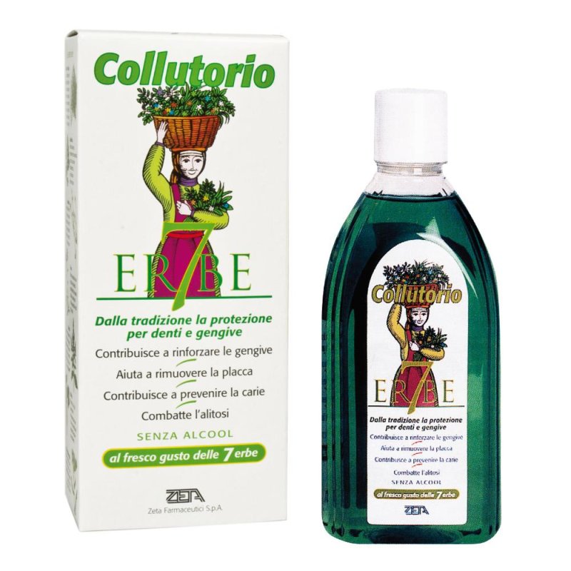Zeta Farmaceutici Collutorio 7 Erbe 500 ml Zeta Farmaceutici Collutorio 7 Erbe 500 ml