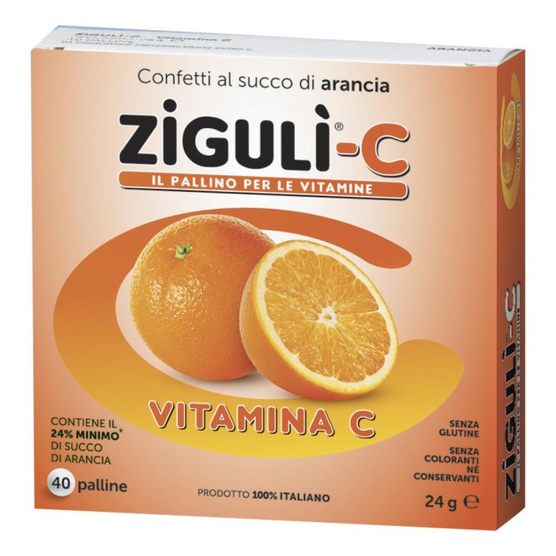 Falqui Ziguli C Arancia Caramelle 24 g Falqui Ziguli C Arancia Caramelle 24 g