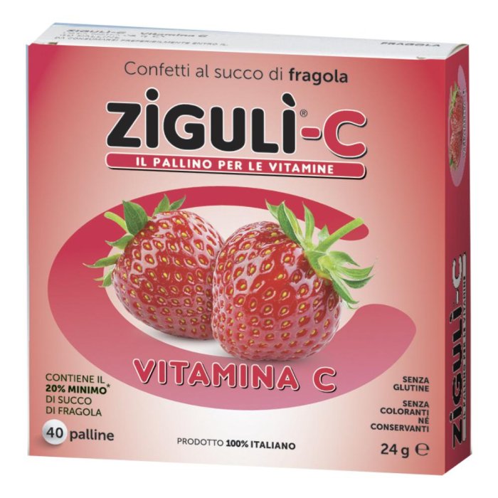Falqui Ziguli C Fragola Caramelle 24 g Falqui Ziguli C Fragola Caramelle 24 g