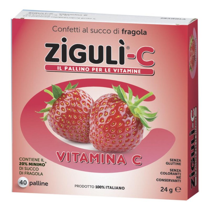 Falqui Ziguli C Fragola Caramelle 24 g Falqui Ziguli C Fragola Caramelle 24 g