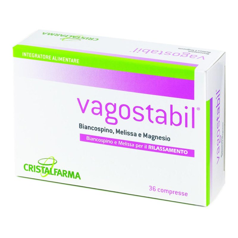 Cristalfarma Vagostabil Integratore Alimentare 36 Capsule Cristalfarma Vagostabil Integratore Alimentare 36 Capsule
