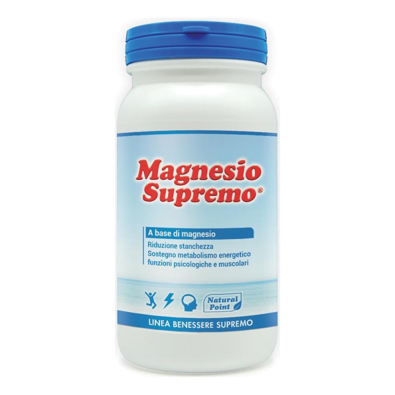 Magnesio supremo 150 g integratore di magnesio citrato per stanchezza e affaticamento Magnesio supremo 150 g integratore di magnesio citrato per stanchezza e affaticamento