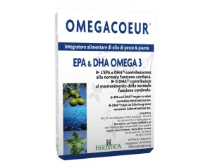 Omegacoeur integratore con Omega 3 per il benessere cardiaco 60 capsule