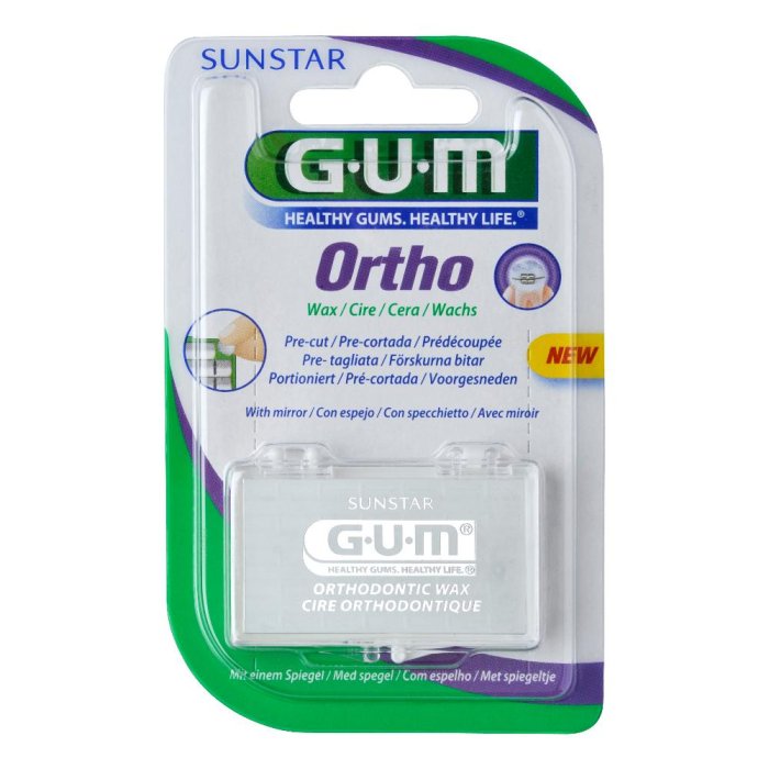 Gum Cera per Apparecchi Ortodontici 5 Pezzi