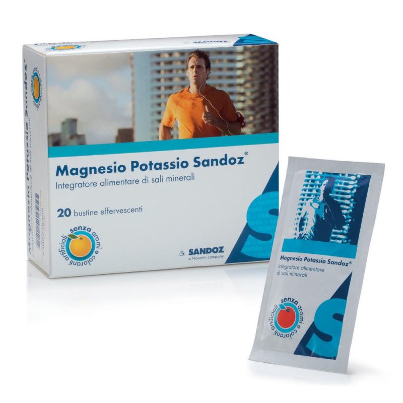Sandoz Magnesio Potassio 20 Bustine Sandoz Magnesio Potassio 20 Bustine