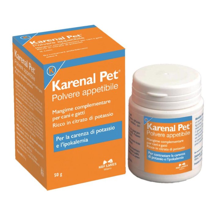 N.B.F. Lanes Animali Domestici Karenal Pet Mangime Cani Gatti Polvere 50 g N.B.F. Lanes Animali Domestici Karenal Pet Mangime Cani Gatti Polvere 50 g