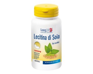 LongLife Lecitina di Soia 1200 mg Integratore per il Colesterolo 60 Perle