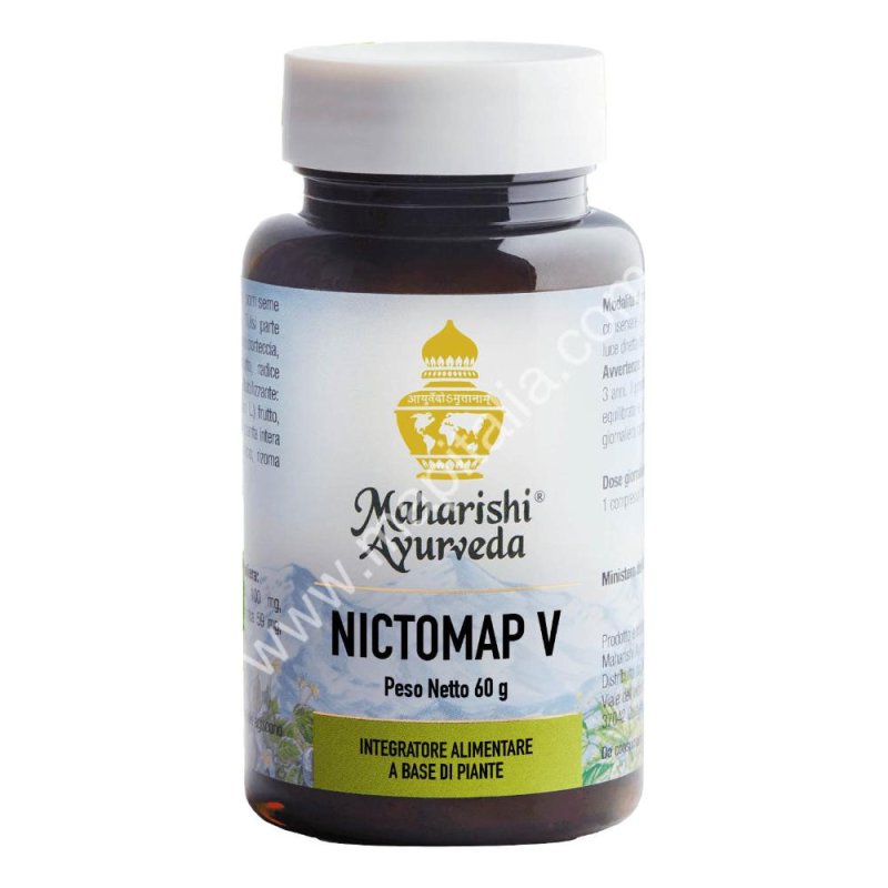 Nictomap V 60 compresse 60 g - integratore per benessere visivo e circolazione oculare