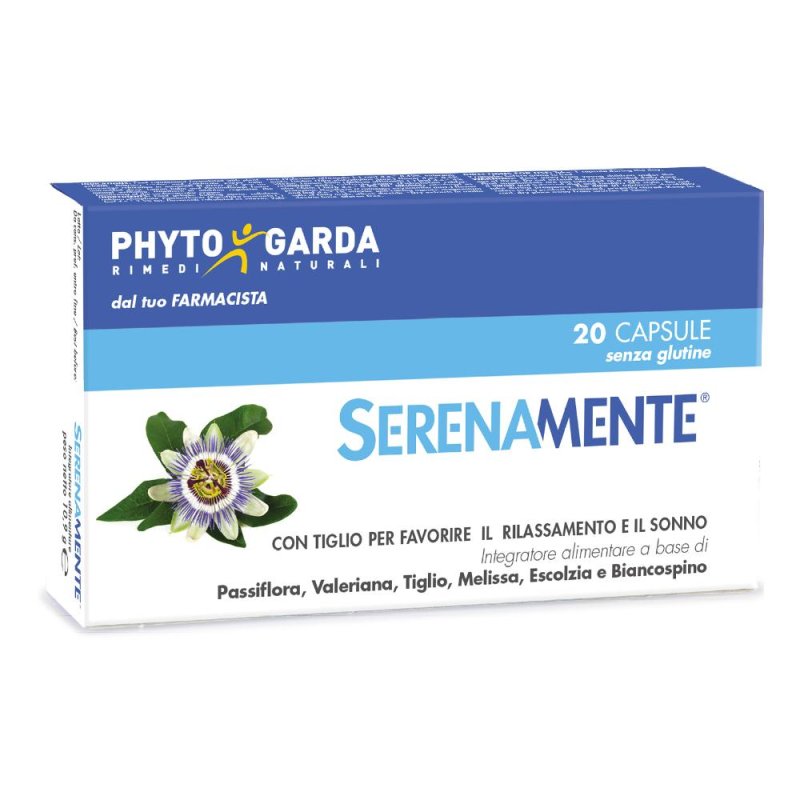 Phytogarda Rimedi Naturali Serenamente Utile per Umore e Sonno 20 Capsule Phytogarda Rimedi Naturali Serenamente Utile per Umore e Sonno 20 Capsule