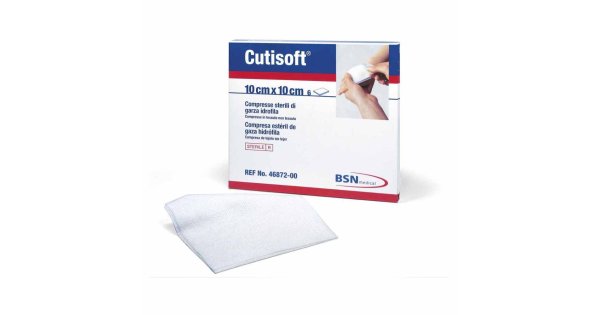 BSN Medical Cutisoft Compresse Sterili Di Garza Idrofila 10 cm X 10 cm ...