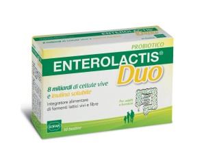 Sofar  Intestino Sano Enterolactis Duo Integratore Fermenti Lattici 10Buste