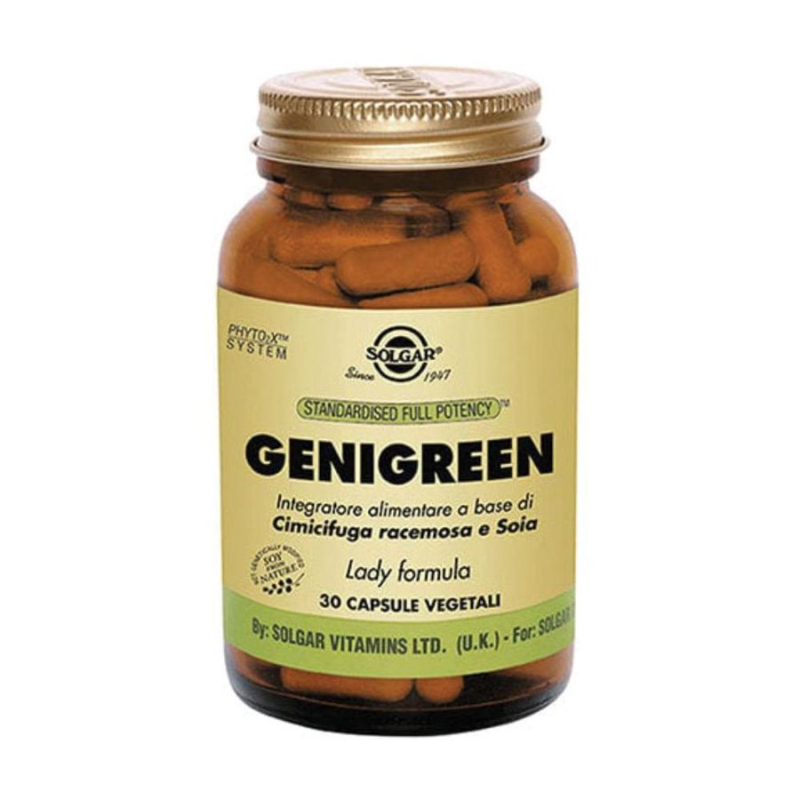 Solgar Menopausa Genigreen Integratore Alimentare 30 Capsule Vegetali Solgar Menopausa Genigreen Integratore Alimentare 30 Capsule Vegetali