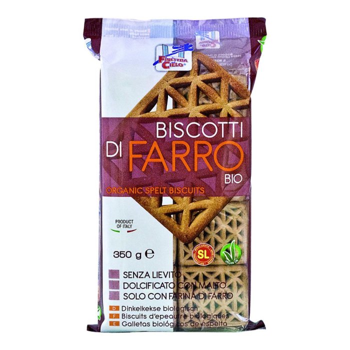 BISCOTTI FARRO SL 350G BIO BISCOTTI FARRO SL 350G BIO