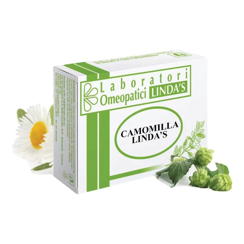 Camomilla Linda&rsquo;s Drema 45 Tavolette &ndash; Integratore Naturale Rilassante per Sonno Tranquillo e Benessere Digestivo