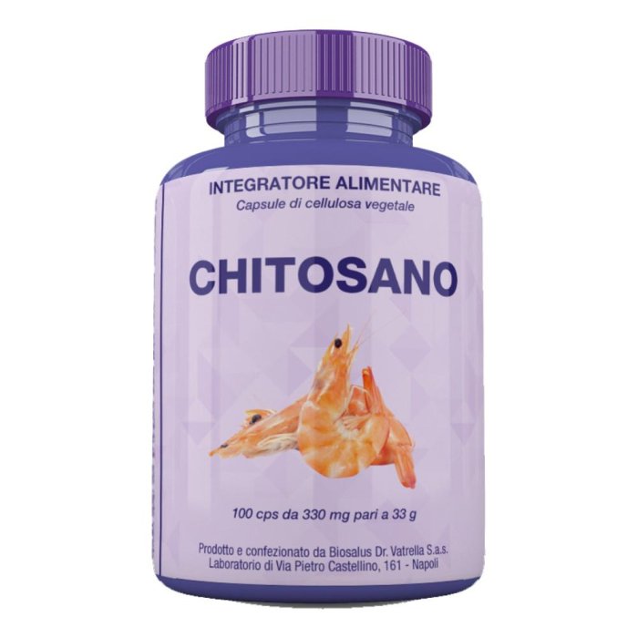 Biosalus Chitosano Integratore Alimentare - 100 Capsule per Modulare l'Assorbimento Lipidico 330 mg Biosalus Chitosano Integratore Alimentare - 100 Capsule per Modulare l'Assorbimento Lipidico 330 mg