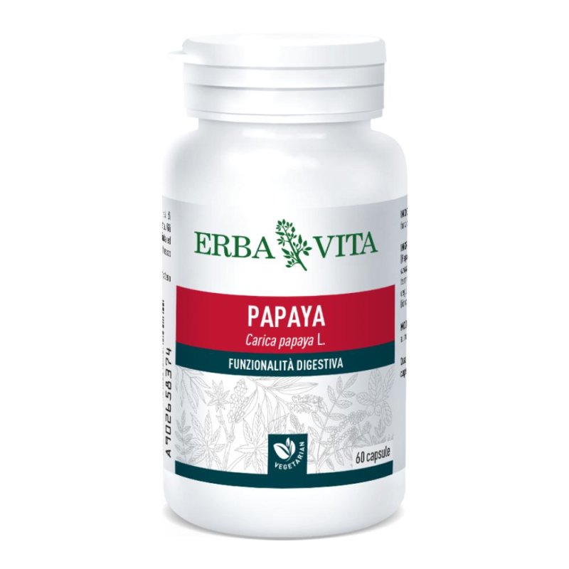 Erba Vita Papaya Integratore Alimentare 60 Capsule