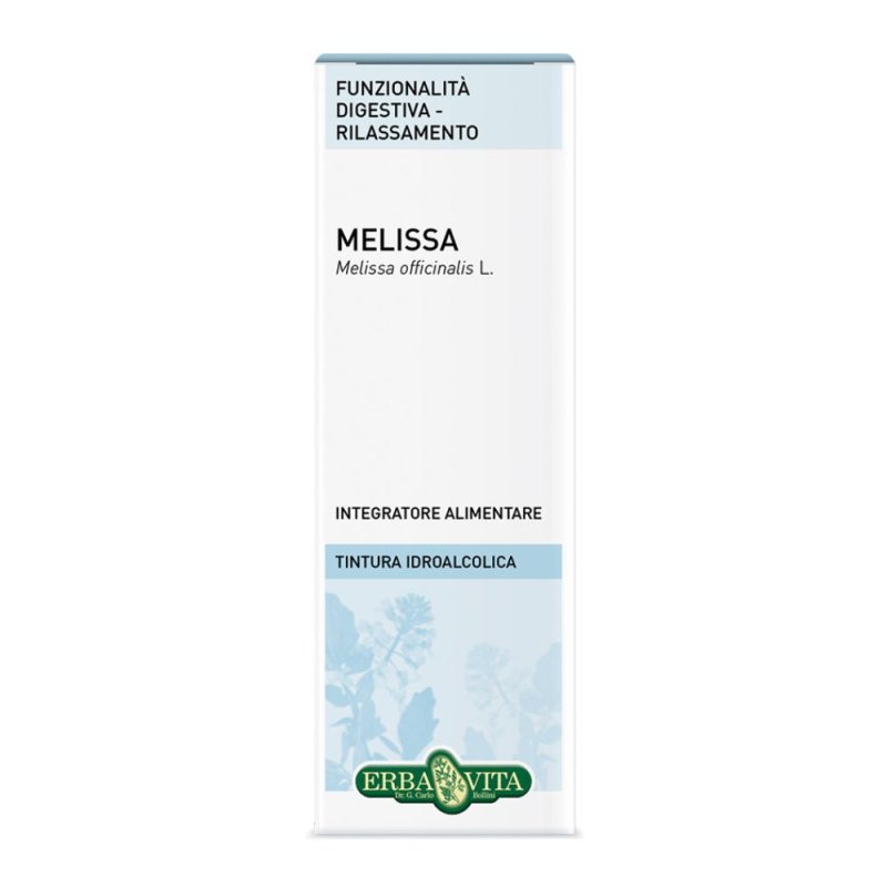 Erba Vita Estratti Liquidi - Tintura Idroalcolica Melissa Foglie 50 ml Erba Vita Estratti Liquidi - Tintura Idroalcolica Melissa Foglie 50 ml
