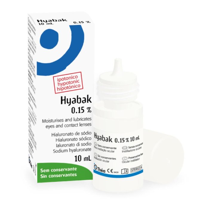Laboratoires Thea Hyabak Soluzione Oftalmica 10 ml Laboratoires Thea Hyabak Soluzione Oftalmica 10 ml
