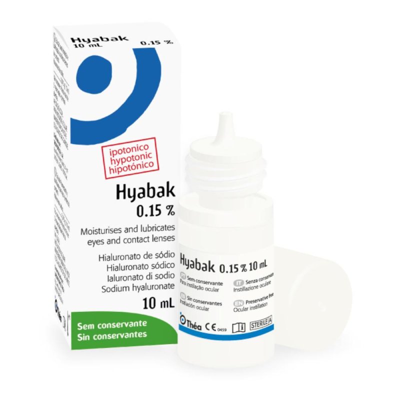 Laboratoires Thea Hyabak Soluzione Oftalmica 10 ml Laboratoires Thea Hyabak Soluzione Oftalmica 10 ml