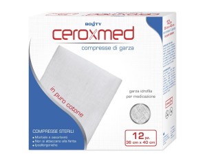 Bouty Garza Idrofila Ceroxmed 36x40cm 12 Pezzi