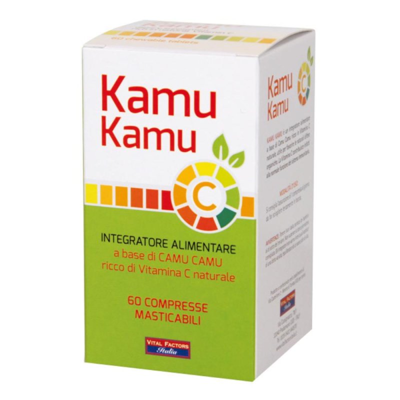 Vital Factors Kamu Kamu C Integratore Alimentare 60 Compresse Masticabili
