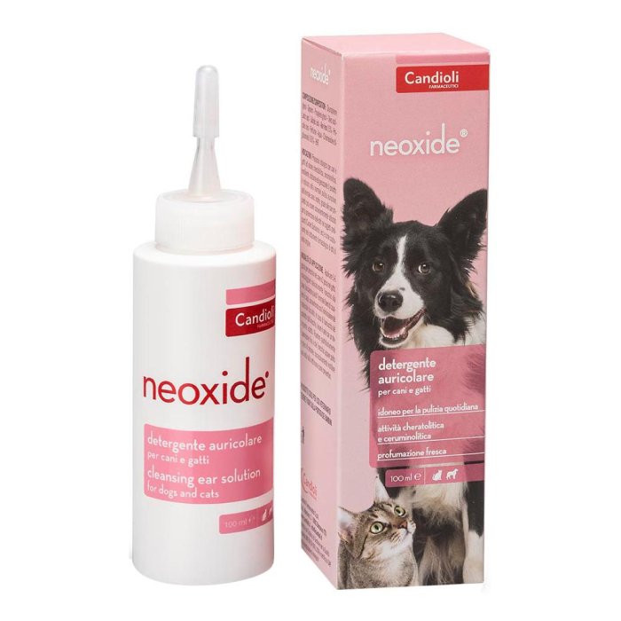 Candioli Animali Domestici Neoxide Soluzione Otologica Cani Gatti 100 ml Candioli Animali Domestici Neoxide Soluzione Otologica Cani Gatti 100 ml