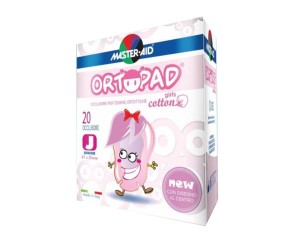 Master-Aid Ortopad Bamboo Girls Occlusore per Terapie Ortottiche 20 Pezzi