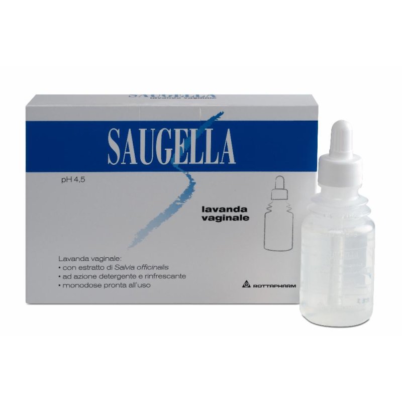 Saugella  Dispositivi Medici Attiva Lavanda Vaginale 4 Flaconi da 140 ml