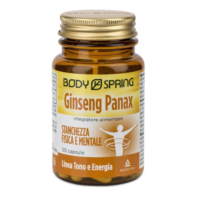Body Spring Integratore Alimentare Ginseng 50 Capsule