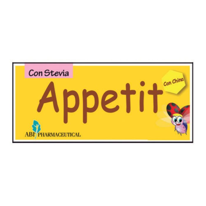 Appetit Integratore per Stimolare l&rsquo;Appetito dei Bambini 10 Flaconcini da 10 Grammi