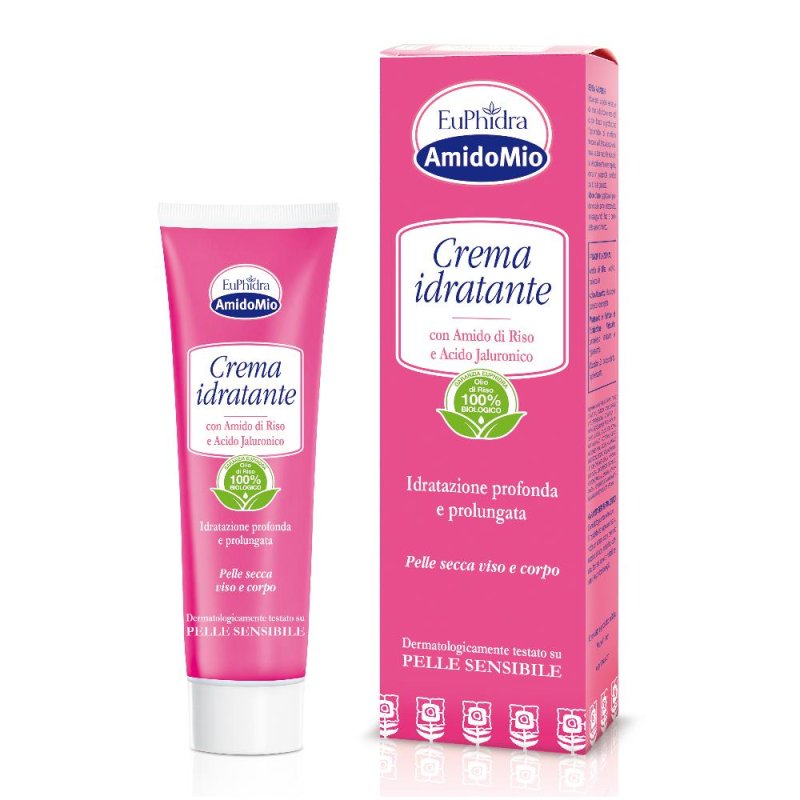 EuPhidra AmidoMio Linea Pelle Delicata Crema Idratante Amido di Riso 50 ml EuPhidra AmidoMio Linea Pelle Delicata Crema Idratante Amido di Riso 50 ml
