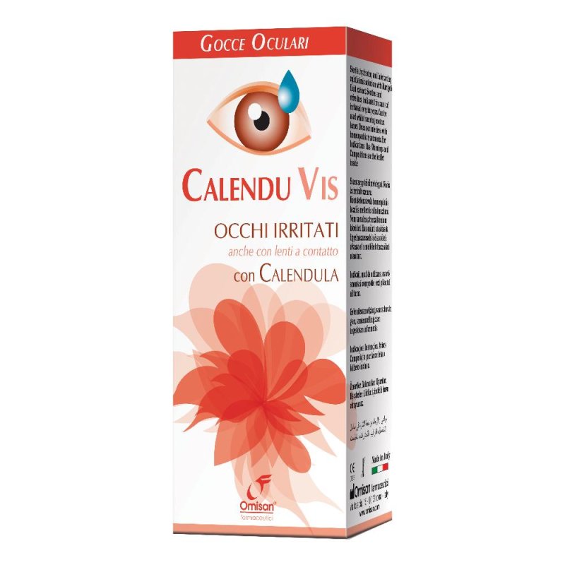 Calenduvis Gocce Oculari 15 ml Collirio Lenitivo e Idratante per Occhi Sensibili Calenduvis Gocce Oculari 15 ml Collirio Lenitivo e Idratante per Occhi Sensibili