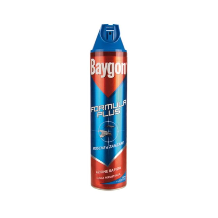 Baygon Mosche e Zanzare Plus Insetticida Spray per Zanzare e Mosche da Interno ed Esterno Baygon Mosche e Zanzare Plus Insetticida Spray per Zanzare e Mosche da Interno ed Esterno