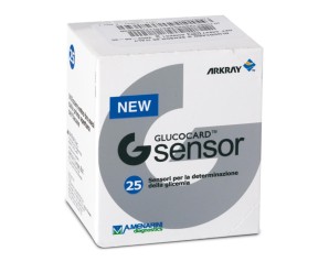 Menarini Diagnostics  G Sensor 25 Strisce Rilevatrici Glicemia