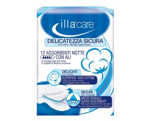 Pietrasanta Pharma Illa Care Assorbente Notte 12 Pezzi