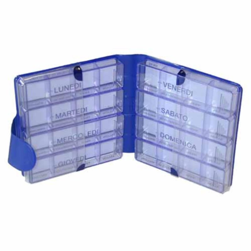 Portapillole Settimanale Maxi 7 Giorni Farma Care Organizer Pillole e Medicine per Time Management Portapillole Settimanale Maxi 7 Giorni Farma Care Organizer Pillole e Medicine per Time Management