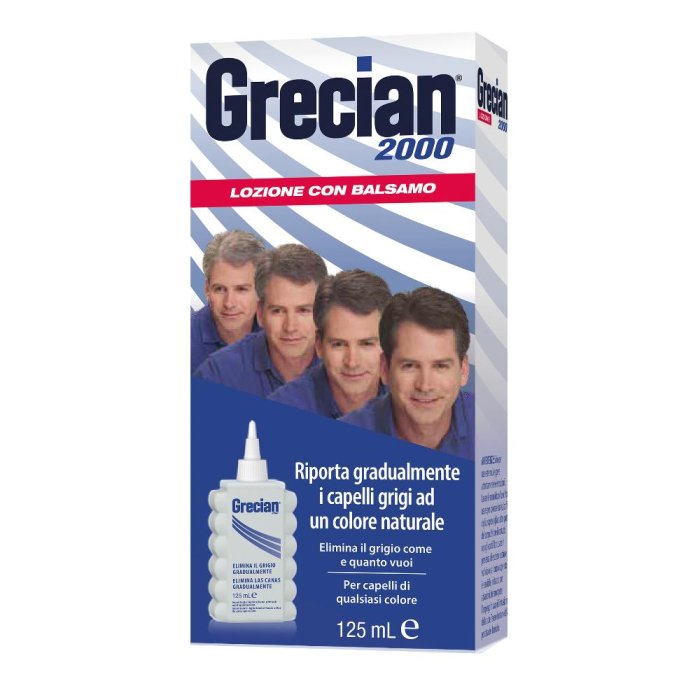 Grecian 2000 Lozione Con Balsamo Elimina Grigio, 125ml