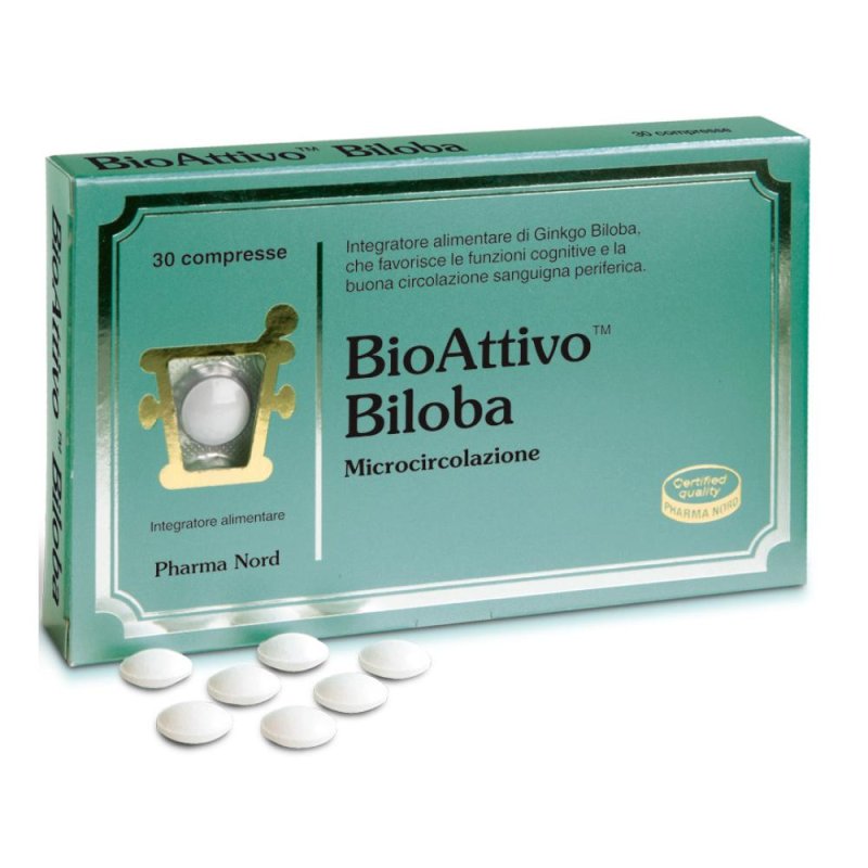 Pharma Nord Bioattivo Biloba 30 Compresse Pharma Nord Bioattivo Biloba 30 Compresse
