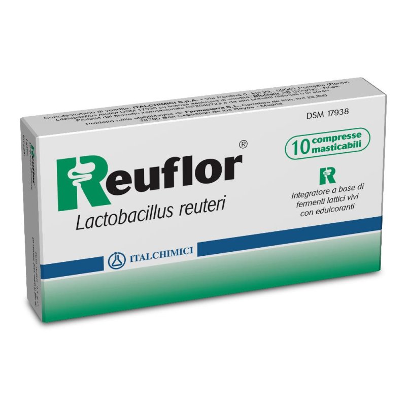 Italchimici Intestino Sano Reuflor Integratore Alimentare 10 Compresse Italchimici Intestino Sano Reuflor Integratore Alimentare 10 Compresse