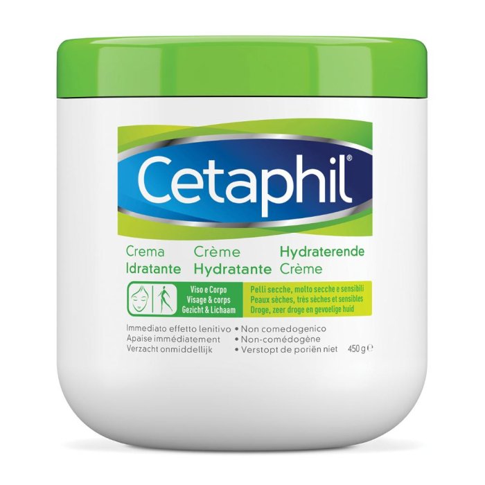 Cetaphil Pelli Sensibili Crema Idratante per Pelli Secche ed Atopiche 450g Cetaphil Pelli Sensibili Crema Idratante per Pelli Secche ed Atopiche 450g