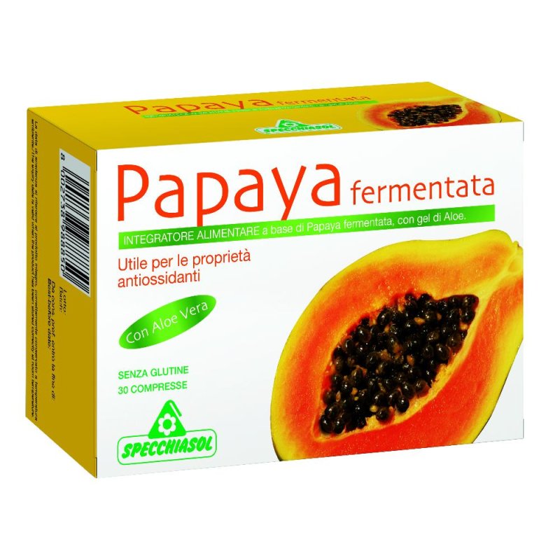 Specchiasol Papaya Fermentata Integratore Alimentare 30 Compresse Specchiasol Papaya Fermentata Integratore Alimentare 30 Compresse