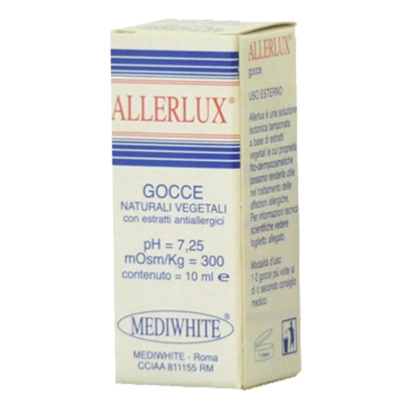 Mediwhite Allerlux Gocce Oculari 10 Ml Mediwhite Allerlux Gocce Oculari 10 Ml