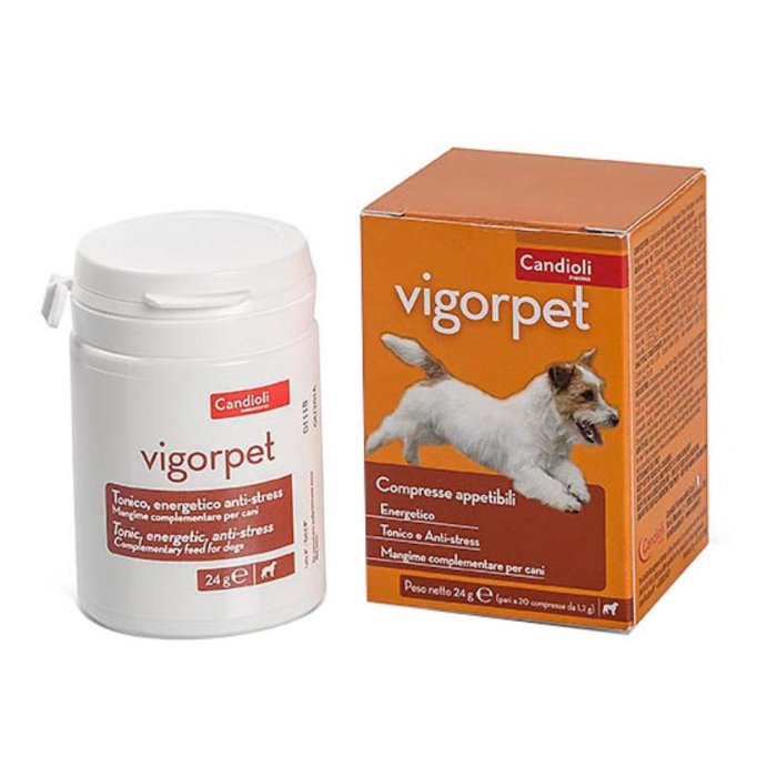 Candioli Animali Domestici Vigorpet Cani Integratore Tonico 20 Compresse Candioli Animali Domestici Vigorpet Cani Integratore Tonico 20 Compresse