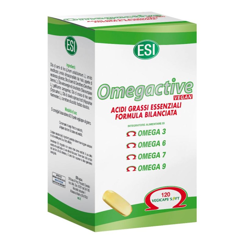 Esi Controllo Colesterolo Trigliceridi OMEGACTIVE Integratore 120 Perle Esi Controllo Colesterolo Trigliceridi OMEGACTIVE Integratore 120 Perle