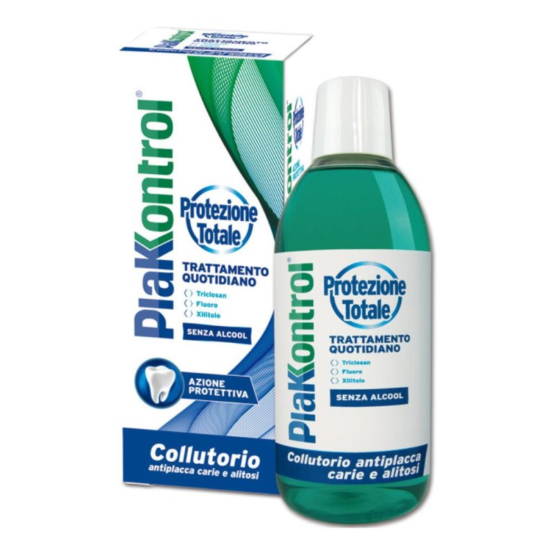 Plakkontrol Igiene Dentale Quotidiana Collutorio Protezione Totale 500 ml Plakkontrol Igiene Dentale Quotidiana Collutorio Protezione Totale 500 ml
