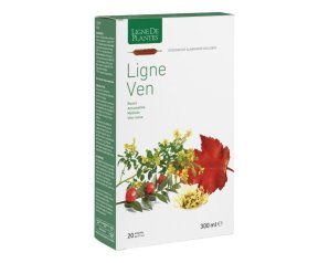 Ligne Ven integratore naturale per la circolazione venosa e gambe leggere, 20 fiale da 15 millilitri