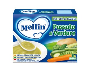 Mellin Passato Di Verdure 8 Bustine Da 13 g
