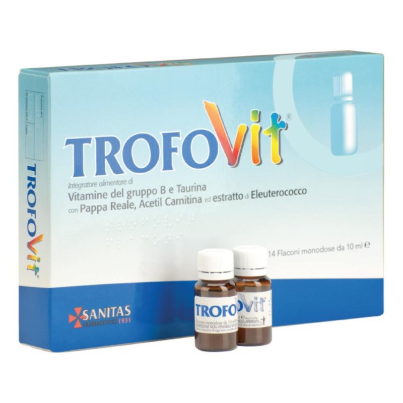 Sanitas Laboratori Trofovit Integratore Alimentare 14 Flaconcini 10 ml
