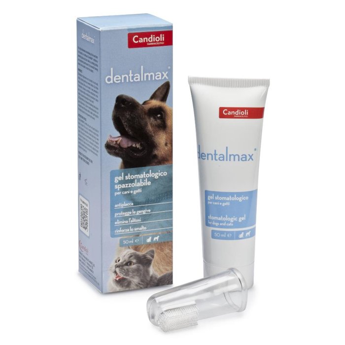 Candioli Animali Domestici Dentalmax Cani Gatti Gel Stomatologico 50 ml Candioli Animali Domestici Dentalmax Cani Gatti Gel Stomatologico 50 ml