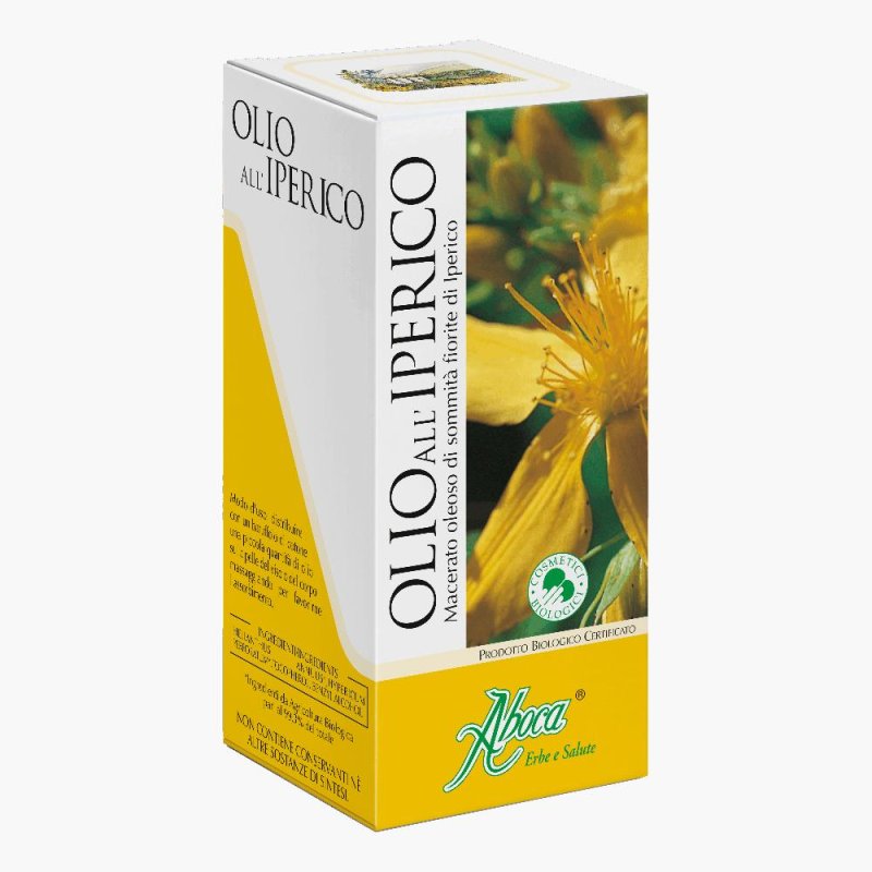 Aboca Olio All'iperico Cosmentico Biologico per Pelli Secche ed Arrossate 100 ml Aboca Olio All'iperico Cosmentico Biologico per Pelli Secche ed Arrossate 100 ml